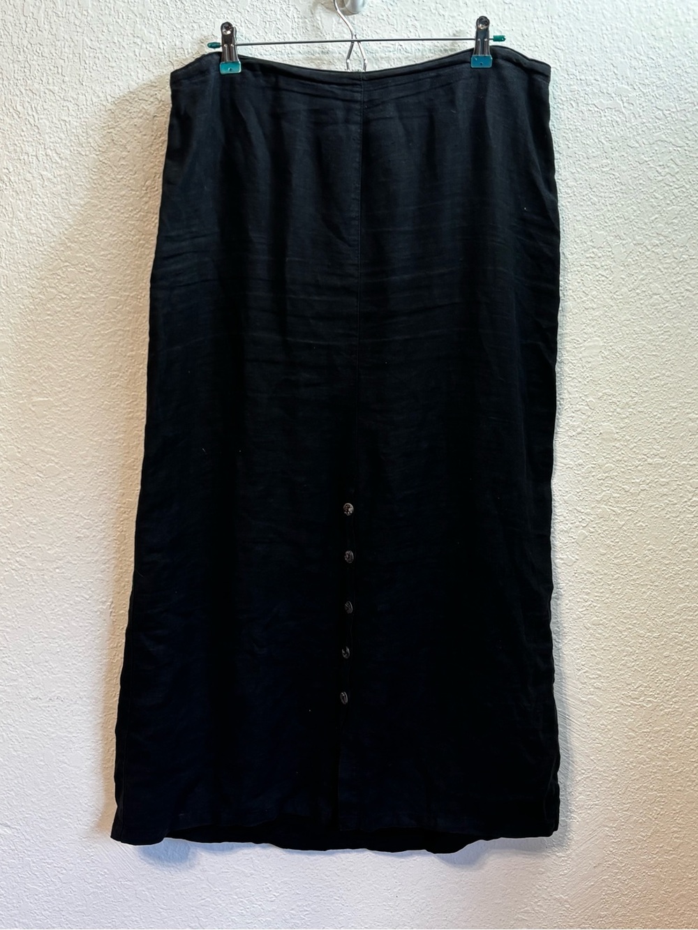 Click by Color Me Cotton Linen Whimsigoth Maxi Skirt Large